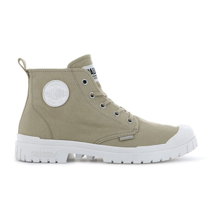 Bottes Palladium Pampa Sp20 Hi Tela Femme Vert Olive | FR FJG031E